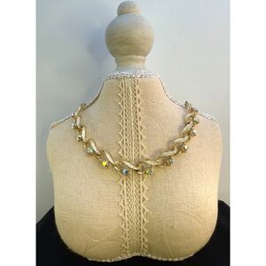 Vintage 1950s Aurora Borealis Chocker Necklace